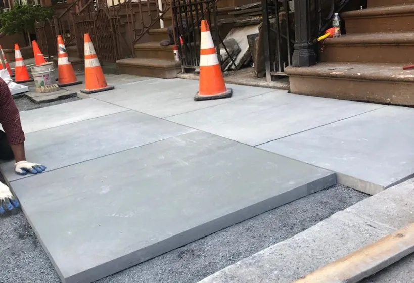 Concrete slabs in Brooklyn, showcasing durable, well-installed surfaces that contribute to the area's urban infrastructure.